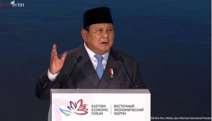 Tepuk Tangan Menggema Saat Prabowo Bicara 1.000 Teman dan Persahabatan dengan Rusia
