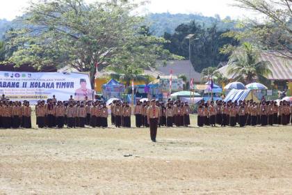 Ribuan Pramuka Koltim Padati Lapangan Latamoro | LPP RRI