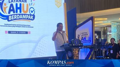 Buka Festival Layanan AHU, Menteri Hukum: Presiden Inginkan Birokrasi dan Pelayanan Tidak Boleh Batasi Jarak