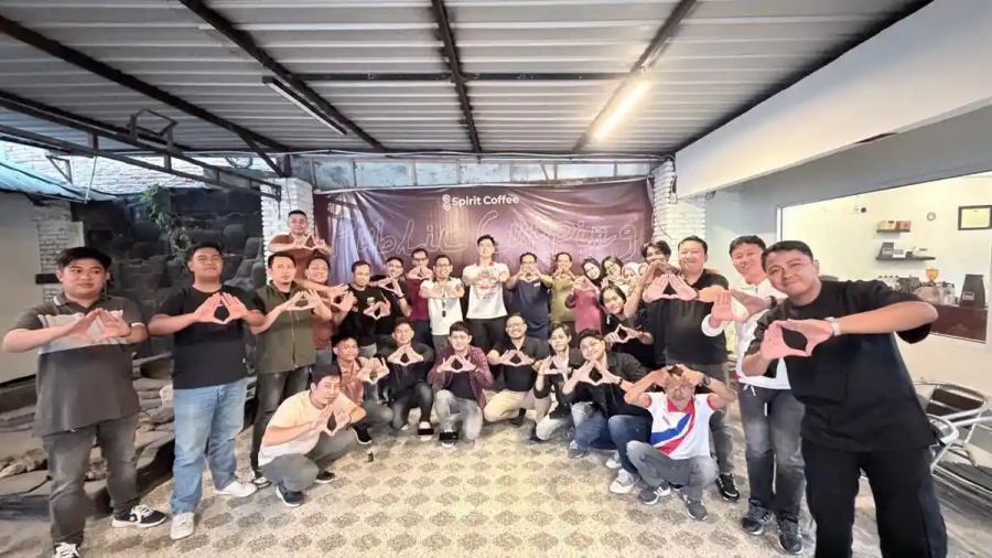 Dari Cafe Spirit hingga Keliling Pinrang, 40 Peserta Ikuti Touring Merah Putih Asmo Sulsel