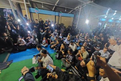 PFI gelar doa bersama untuk lima jurnalis yang hilang di Selat Sunda