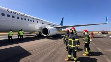 Kronologi Pesawat Garuda Pecah Ban saat Take Off dari Jakarta
