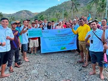 Pegadaian Peduli Salurkan Rp 275 Juta untuk Pembangunan Jembatan Raba Sa'u