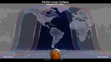 Gerhana Bulan Sebagian 27-28 Agustus 2026, Ini Wilayah yang Bisa Melihatnya
