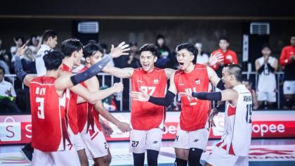 Pemain Timnas Voli Indonesia Diserbu Fans di Kamboja