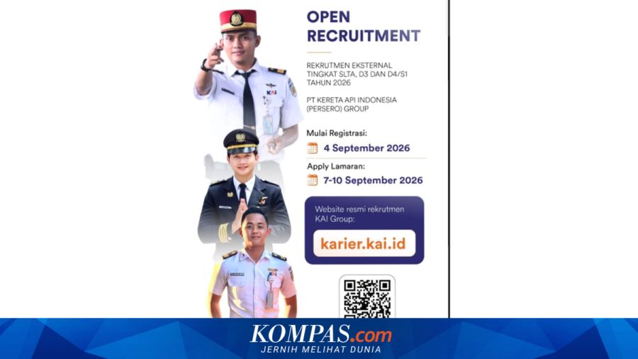 KAI Group Buka Lowongan Kerja untuk Lulusan SMA-S1, Cek Formasinya