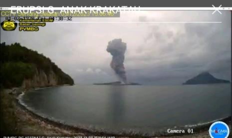 DLH DKI Pantau Ketat Kualitas Udara Imbas Sebaran Abu Vulkanik Gunung Anak Krakatau
