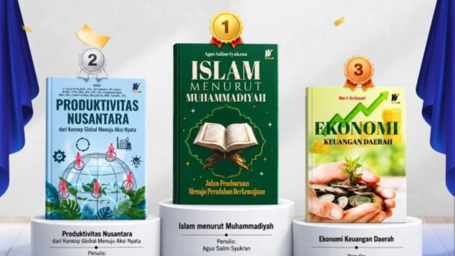 Islam Menurut Muhammadiyah: Jalan Pembaruan Menuju Peradaban Berkemajuan Raih Buku Terlaris Agustus 2026