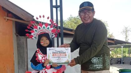 Peduli Sesama, Siswa SD Muhammadiyah 1 Ngadiluwih Donasikan Rp3 Juta untuk NTT