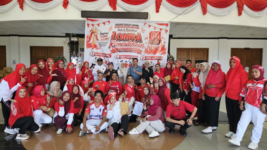 Semarak Bulan Kemerdekaan, DPRD Buton Gelar Berbagai Lomba