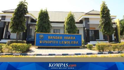 Gunung Lewotolok Meletus, Bandara Wunopito Ditutup Sementara