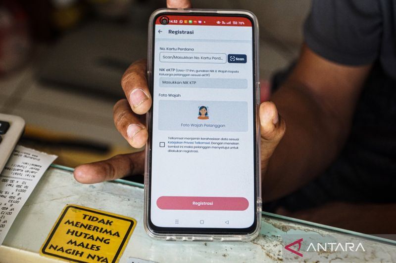 Biometrik wajah jadi satu-satunya cara registrasi kartu SIM baru